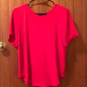 Red silk top (never worn)